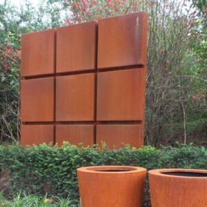 piastra in acciaio corten