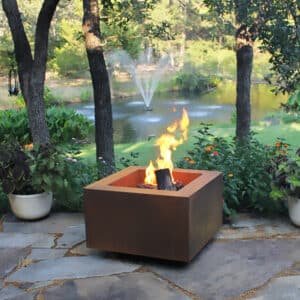 corten firepit