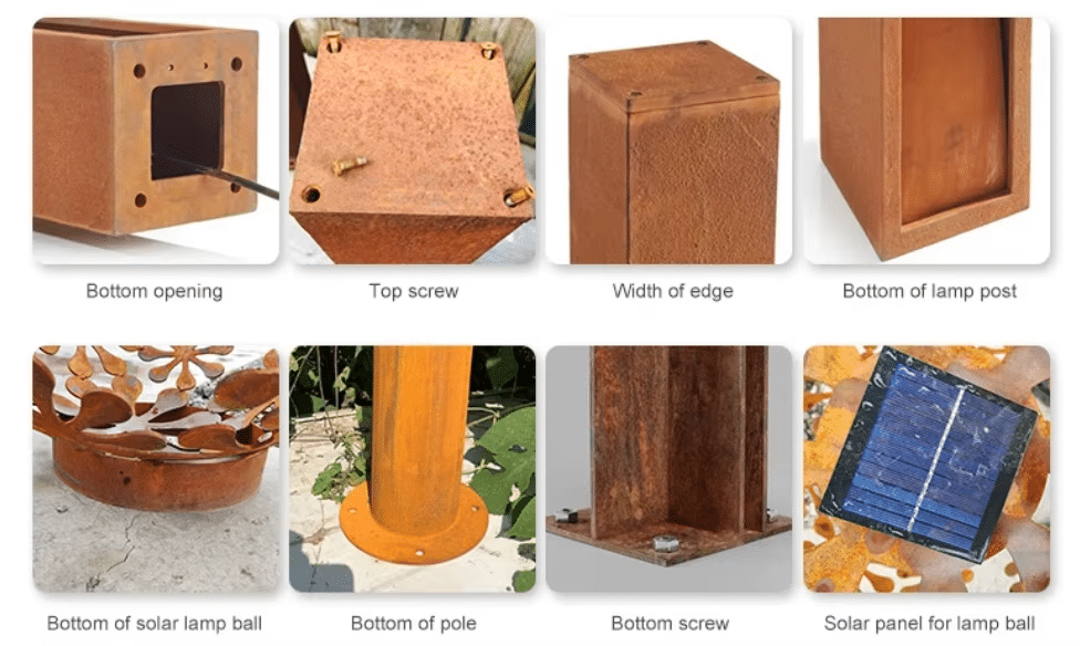 Why Choose Corten Steel To Make Garden Lights?