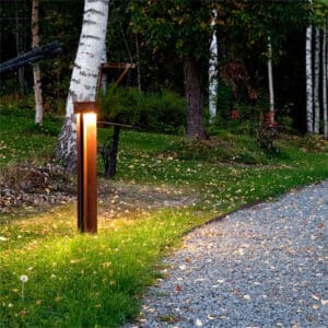 Corten Lamp Post China