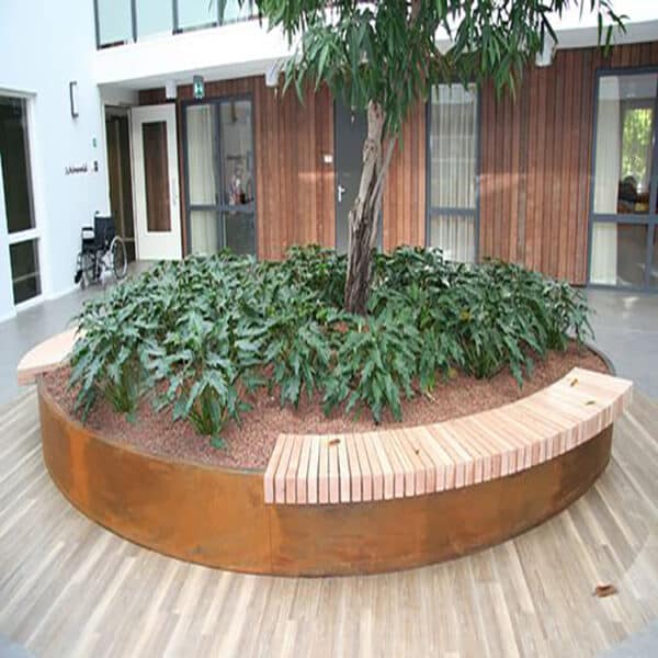 Corten Steel Rustic Garden Edging,