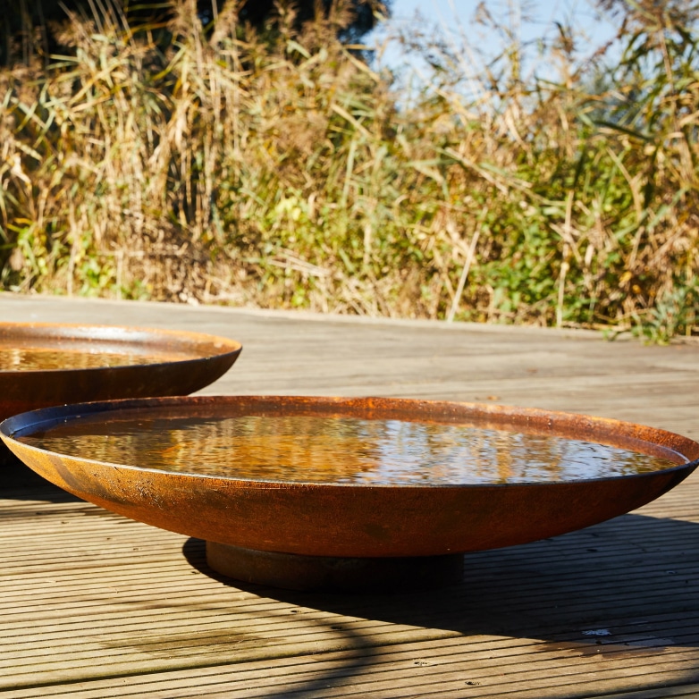 corten steel fire pit