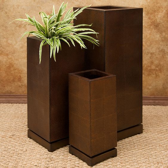 Weathering Steel Planters