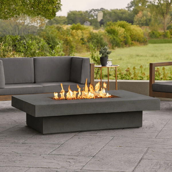 Rectangle Outdoor Fire Pit Table