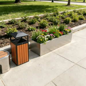 Stainless Steel Flower Boxes