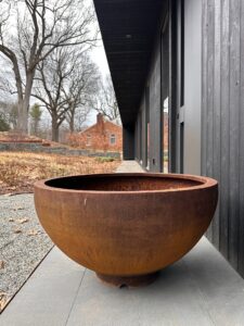 Square Corten Steel Planters