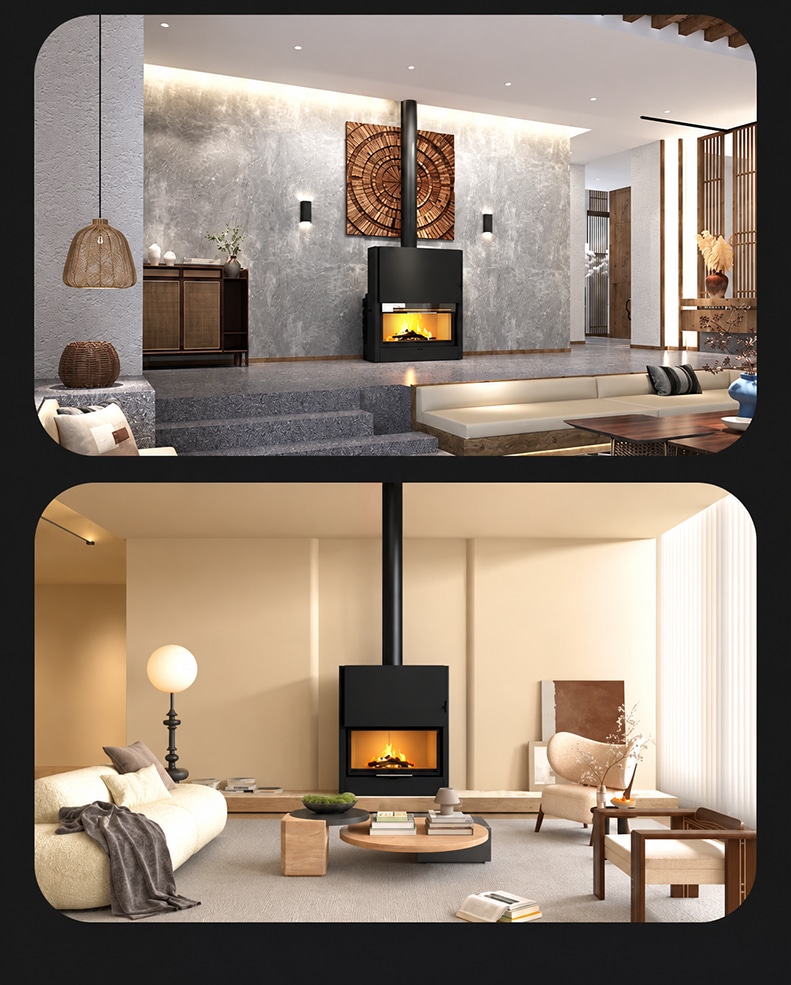freestanding wood stove
